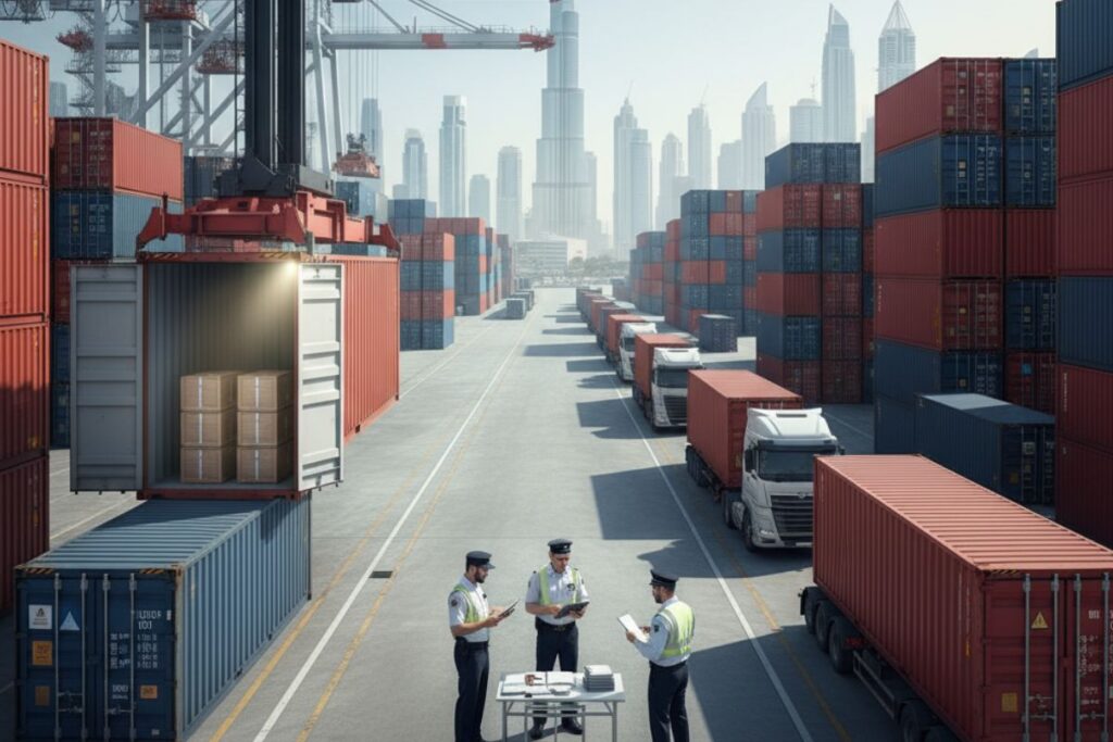 Freight forwarder providing customs clearance services in Dubai