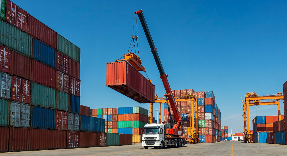 International cargo services in Dubai handling global freight and logistics shipments