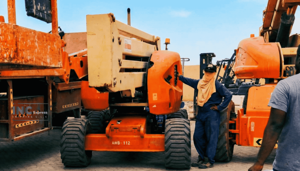 Dubai project cargo logistics services for heavy machinery shipping